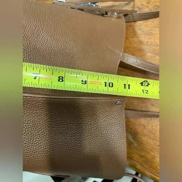 Rebecca Minkoff Megan Brown Leather Tote Rocher - Picture 12 of 14